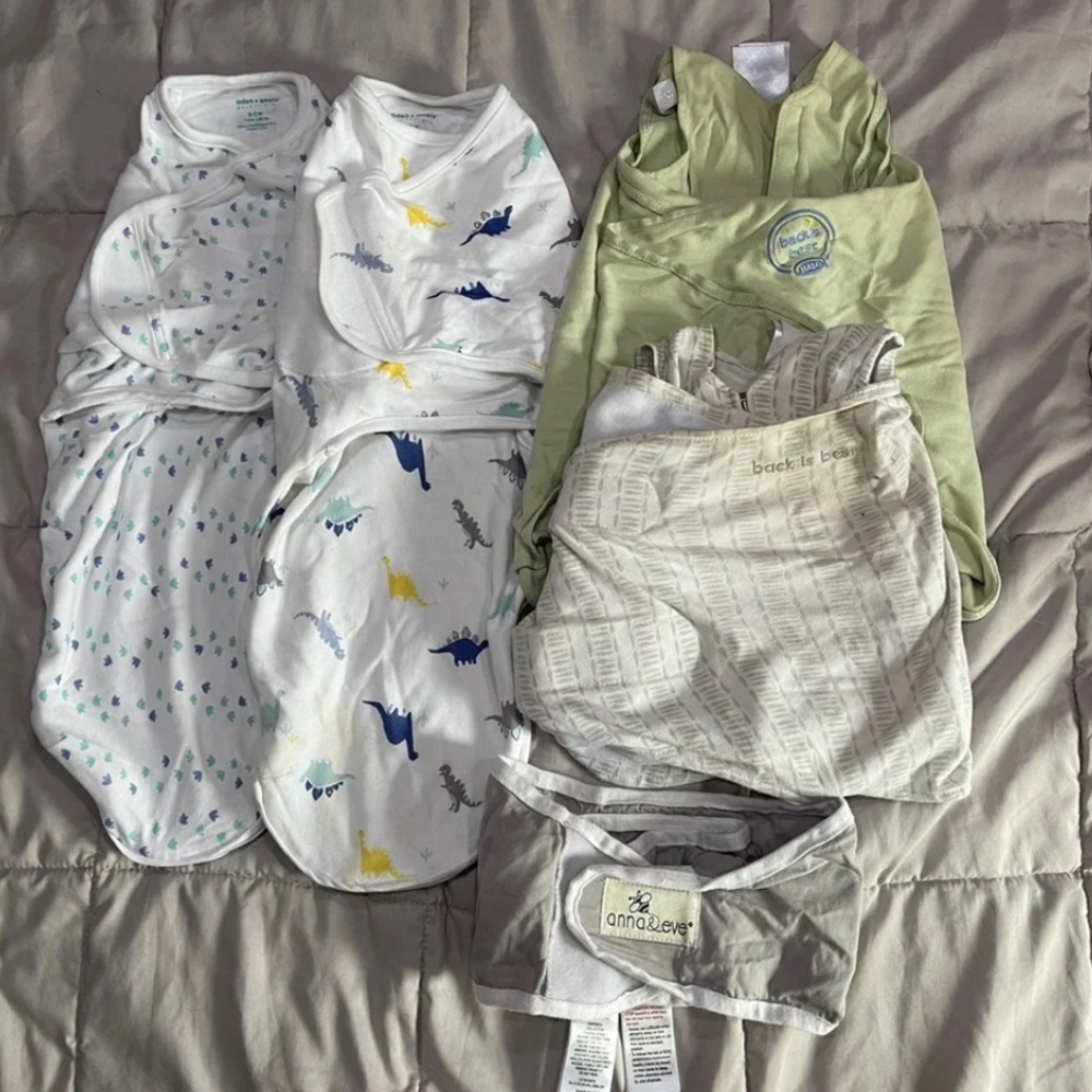 Set 5 baby swaddles